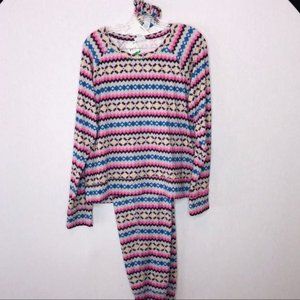 38.Jenni Multi Fairisle long sleeve pajama set